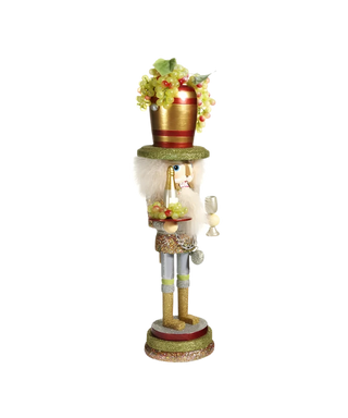 19.5" Hollywood Nutcrackers™ Wine Hat Nutcracker