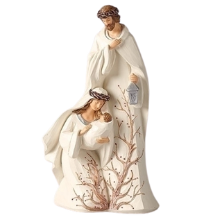 Holy Family Berry Branch Figurine