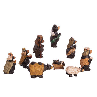 Bear Nativity Set of 9