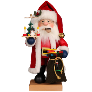 Santa Claus With Pyramid and Gifts