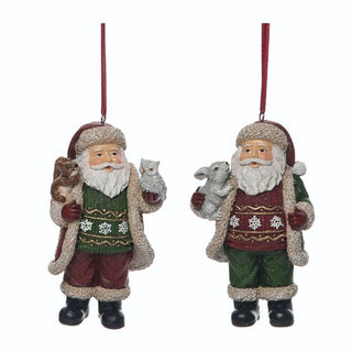Cottage Santa Orn 2 Asst