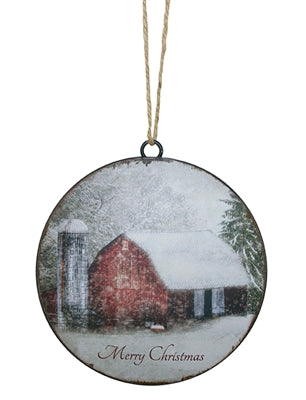Merry Cmas Barn Disc