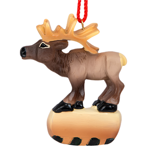 Elk Tracks Ornament