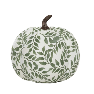 Short White Boranical Pumpkin