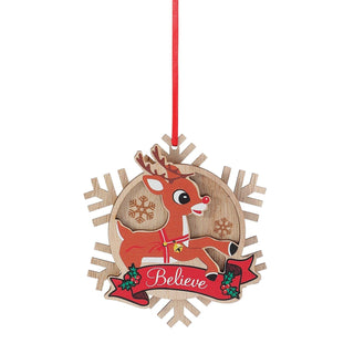 Rudolph Believe Ornament