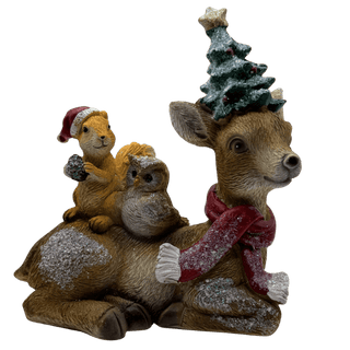 Christmas Deer with  Friends