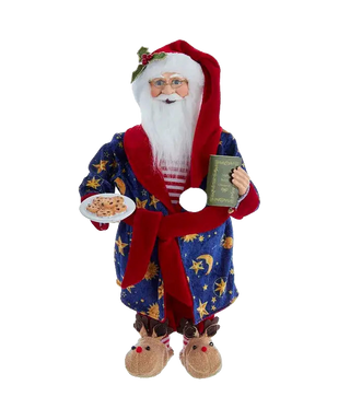 Kringles Santa With Robe and Cookies