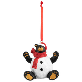 Snowman Bear Ornament