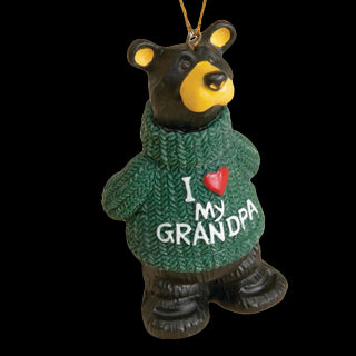 Bearfoots I Love Grandpa Ornament