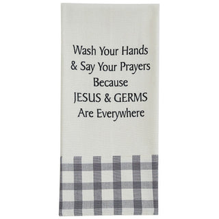 Jesus and Germs Towel