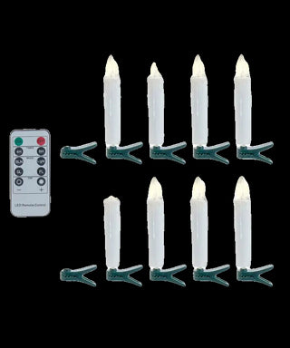 LED Miniature Candle set w remote