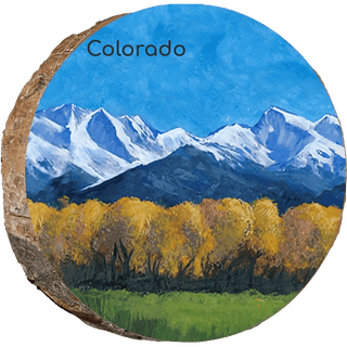 Fall in Colorado Mountains Ornament