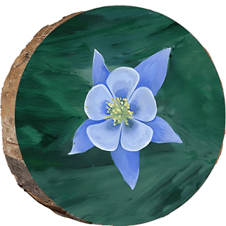 Single Columbine Ornament