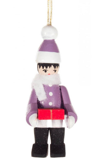 Purple Winter Child Orn