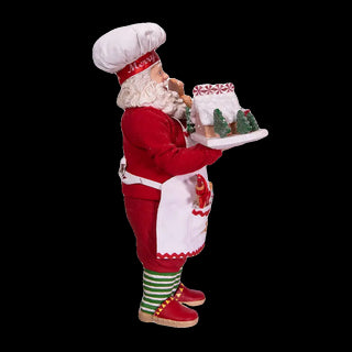 Fabriche Gingerbread Chef Santa