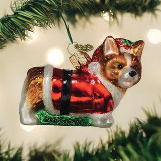 Holly Hat Corgi Puppy