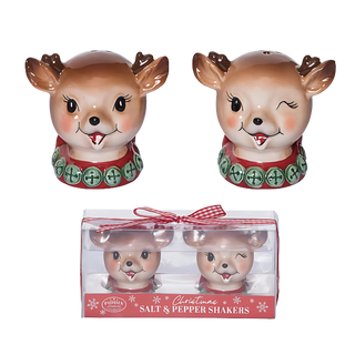 Dol Vintage Reindeer Salt and Pepper Set of 2