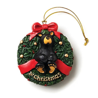 Bearfoots 1st Chrismtas Bear Ornament