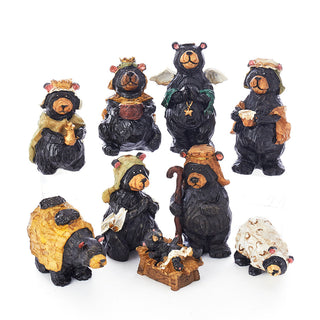 Bear Nativity Set of 9