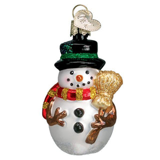 Red Scarf Miniature Mr. Snowy