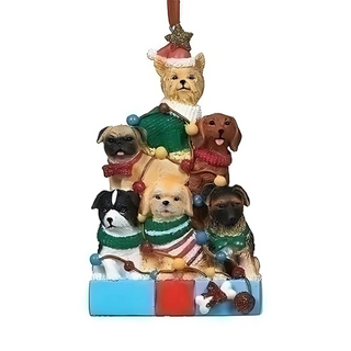 6 DOG TREE ORNAMENT