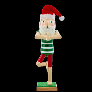 15" Yoga Santa Nutcracker