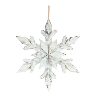 Wood Snowflake Ornament