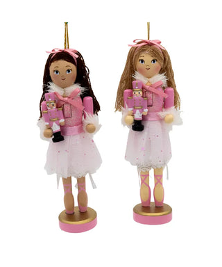 Clara Blonde and Brunette Nutcracker