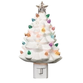 Vintage White Tree Night Light