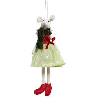 Plush Mouse Ornament