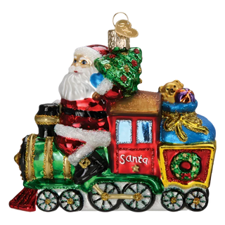 Santa on Locomotive