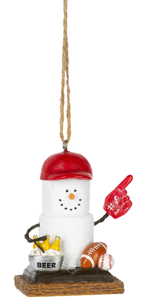 S'mores Sports Fan Ornament