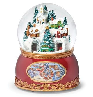 Snowy Village Snowglobe