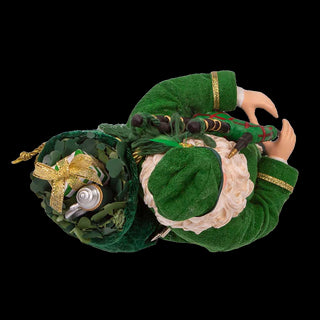 10.5" Fabriché™ Musical Irish Bagpiper Santa