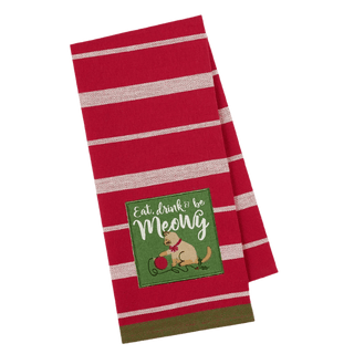 Be Meowy Embellished Dishtowel