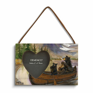 Canoe Trip Heart Frame Orn