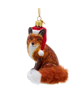 NG Cmas Fox Glass Orn