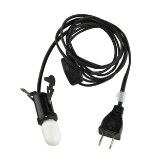 Black Single Cord w Bulb