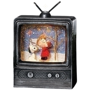 LED Musical Swirl Snoopy and Charlie Brown TV