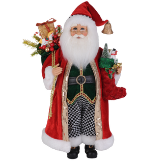 Karen Didion Traditional Stocking  Santa