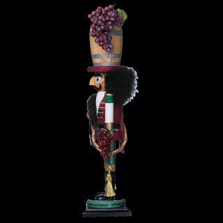 19" Hollywood Nutcrackers™ Wine Barrel Hat Nutcracker