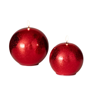 LED Red Ball Candle S2