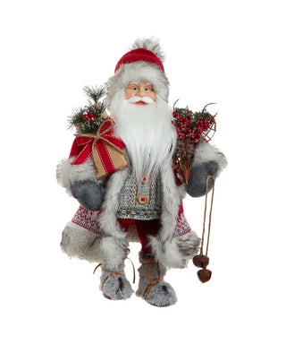 Kringles Santa Holding Gift Boxes