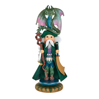 18" Hollywood Nutcrackers™ Wizard With Dragon Nutcracker
