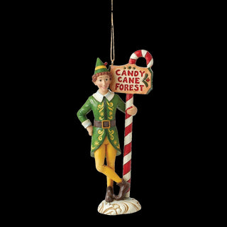 Buddy The Elf Candy Cane Ornament