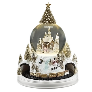 Musical Gold Train Globe