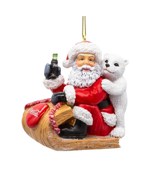 Coca-Cola® Santa & Cub Ornament