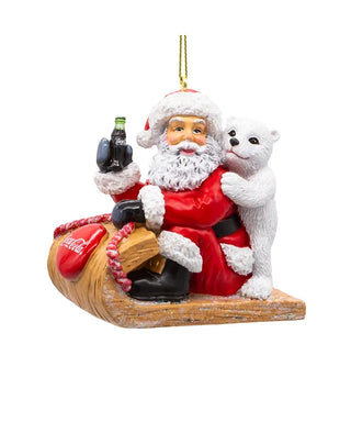 Coca-Cola® Santa & Cub Orn