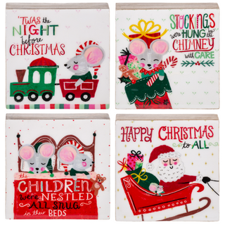 Holiday Message Whimsy Art Blocks