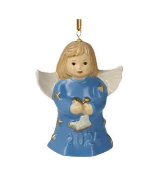 2024 Colored Goebel Angel Bell Ornament